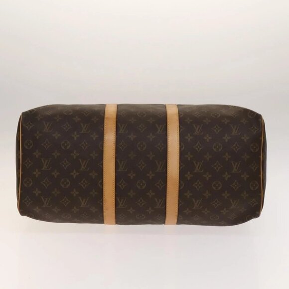LOUIS VUITTON Monogram Keepall 50 Boston Bag M41426 LV Auth 139475 - Picture 7 of 16